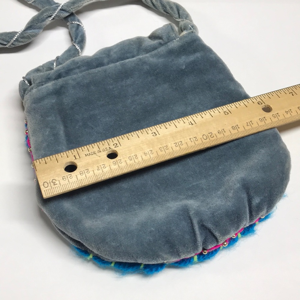 Embroidered Colorful Mini Shoulder Bag - Picture 4 of 8